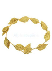 Roman Fabric Leaf Headpiece